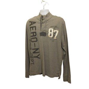 Authentic Brand Aeropostale Gray Long Sleeve Men's Sz.XL SweatShirt RN:110198